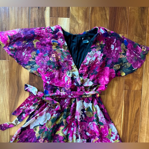 Maison Tara Formal Floral Midi Dress 18W - Picture 5 of 6